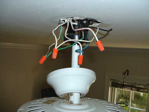 Installing Ceiling Fan Light Fixture